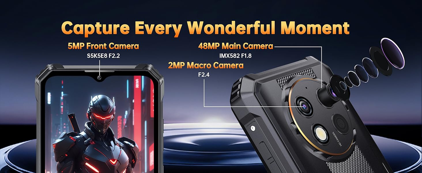 OUKITEL G1 Rugged Smartphone Unlocked - 24+256GB/1TB Android 14 Rugged Cellphones, 6.52”HD Display 10600mAh Battery 48MP Rear Camera IP68/IP69K Waterproof Phone, Dual Sim/NFC/Fingerprint 2025 20 OUKITEL G1 Rugged Smartphone Unlocked - 24+256GB/1TB Android 14 Rugged Cellphones, 6.52”HD Display 10600mAh Battery 48MP Rear Camera IP68/IP69K Waterproof Phone, Dual Sim/NFC/Fingerprint 2025-