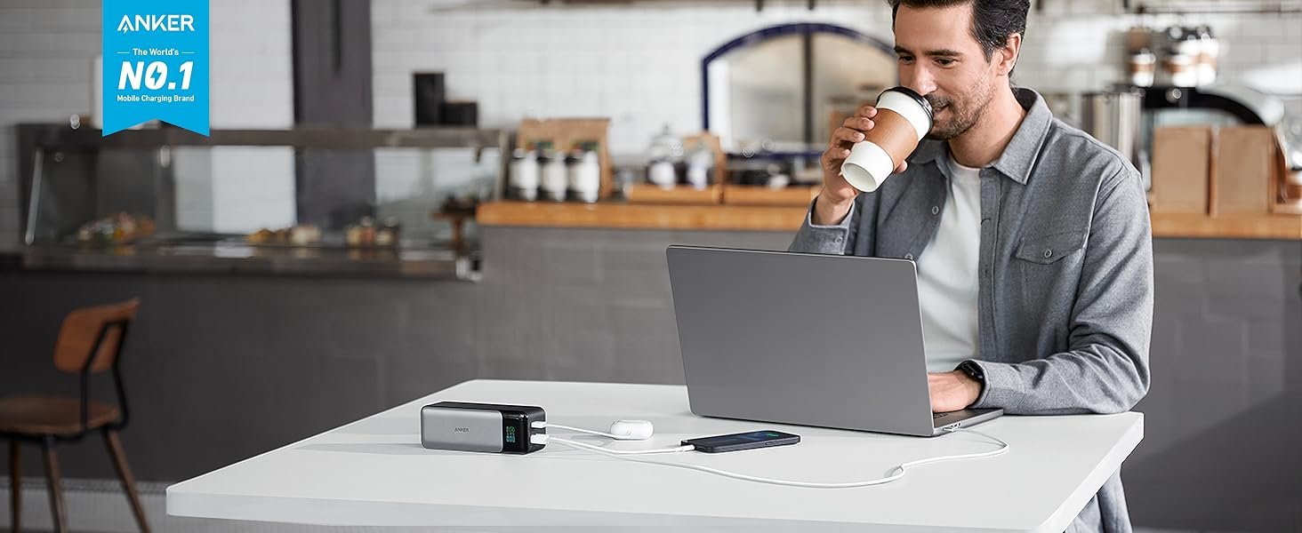 Anker 737 Power Bank, 24,000mAh 3-Port Laptop Portable Charger with 140W Fast Charging, Smart Display, for Outdoor Work, Compatible with iPhone 16/15/14 Series, Vision Pro, Samsung, MacBook, and More 7 Anker 737 Power Bank, 24,000mAh 3-Port Laptop Portable Charger with 140W Fast Charging, Smart Display, for Outdoor Work, Compatible with iPhone 16/15/14 Series, Vision Pro, Samsung, MacBook, and More-
