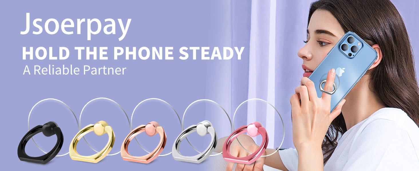 Cell Phone Ring Holder, Transparent Ring Holder 360°Rotation Finger Ring Stand, Clear Cell Phone Kickstand Compatible with Most of Phones, Tablet and Case, (2Silver+1Black+1Rose Gold) 8 Cell Phone Ring Holder, Transparent Ring Holder 360°Rotation Finger Ring Stand, Clear Cell Phone Kickstand Compatible with Most of Phones, Tablet and Case, (2Silver+1Black+1Rose Gold)-