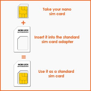 6 in 1 Sim Card Adapter Kit (Micro, Nano and Standard Sim) Compatible with All iPhones (15, 14, 13, X, Pro and All iPhone Series), Samsung, HTC, and All Other Android Smartphone Devices - by Mobi Lock 15 6 in 1 Sim Card Adapter Kit (Micro, Nano and Standard Sim) Compatible with All iPhones (15, 14, 13, X, Pro and All iPhone Series), Samsung, HTC, and All Other Android Smartphone Devices - by Mobi Lock-