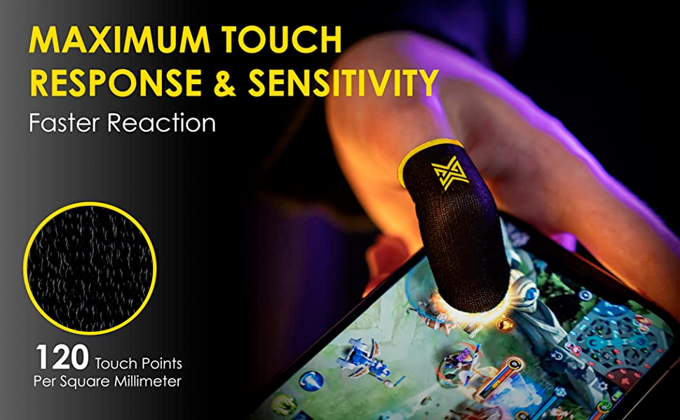 MGC ClawSocks 6 Pack Carbon, Gamer Finger & Thumb Sleeves, Mobile Gaming Stabilizer & Compression Support Black 9 MGC ClawSocks 6 Pack Carbon, Gamer Finger & Thumb Sleeves, Mobile Gaming Stabilizer & Compression Support Black-