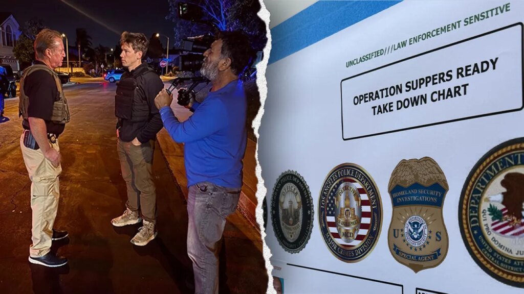 DHS leads dramatic pre-dawn raid arresting 12 transnational gang members in Los Angeles