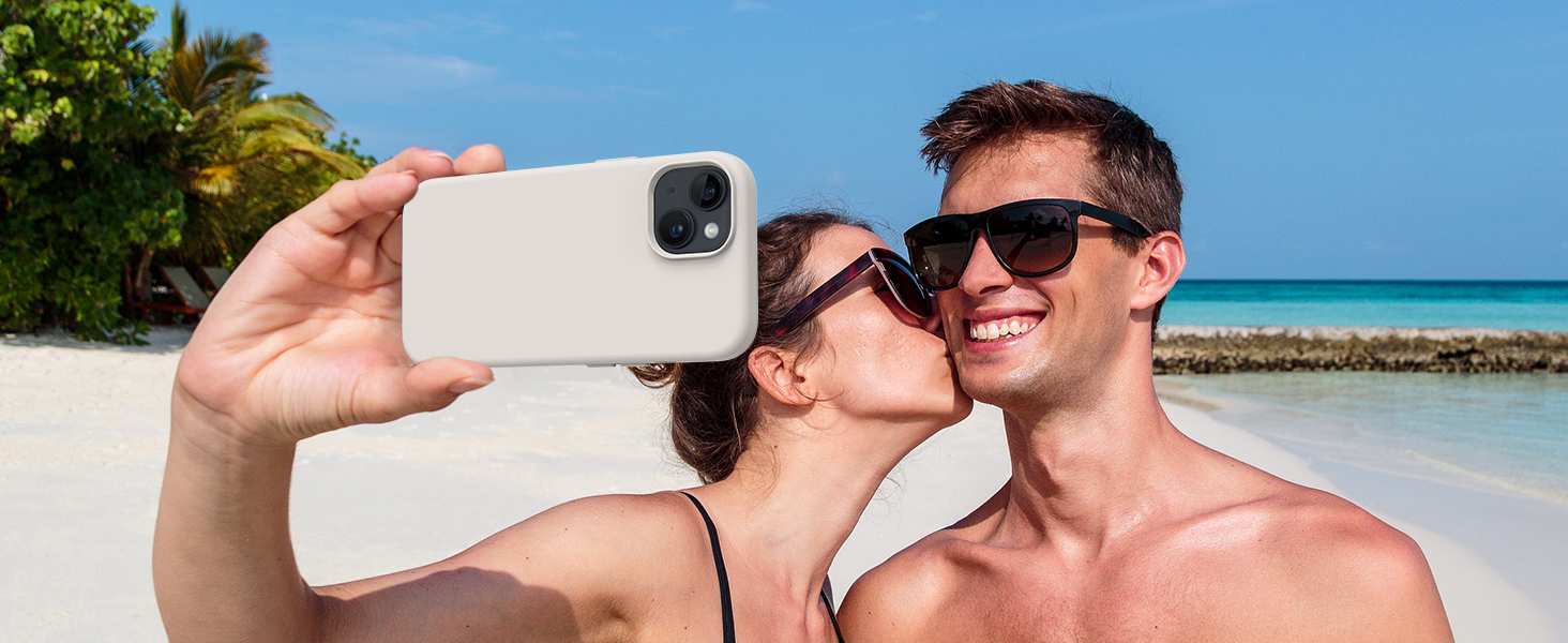 OTOFLY Compatible with iPhone 15 Case, Silicone Shockproof Slim Thin Phone Case for iPhone 15 (6.1 inch), (Stone) 21 OTOFLY Compatible with iPhone 15 Case, Silicone Shockproof Slim Thin Phone Case for iPhone 15 (6.1 inch), (Stone)-