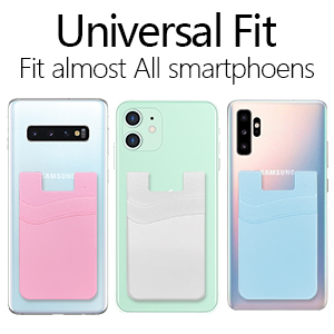 Senose Phone Wallet, Card Holder for Back of Phone Stick on Phone Cases Great Storage Compatible for iPhone/Android/Samsung Galaxy Pack of 5 11 Senose Phone Wallet, Card Holder for Back of Phone Stick on Phone Cases Great Storage Compatible for iPhone/Android/Samsung Galaxy Pack of 5-