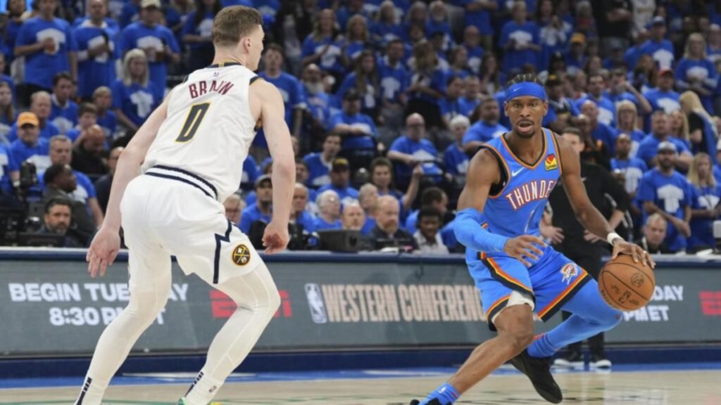 Thunder roll into NBA West finals with Game 7 rout