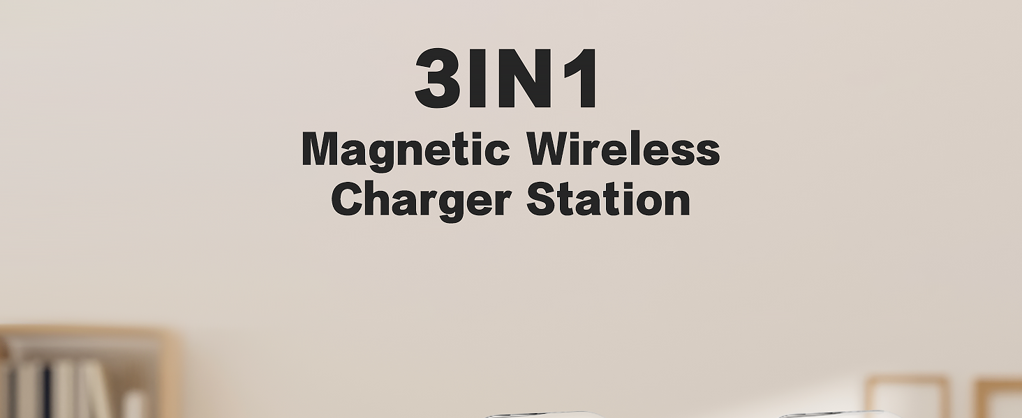 2025 Magnetic Wireless Mag-Safe Charger Stand,3 in 1 Charger with Light for iPhone 16 15 14 13 12 Pro Max Plus,Charging Pad for Apple Watch Series & Air pods 4 3 2 Pro(White) 7 2025 Magnetic Wireless Mag-Safe Charger Stand,3 in 1 Charger with Light for iPhone 16 15 14 13 12 Pro Max Plus,Charging Pad for Apple Watch Series & Air pods 4 3 2 Pro(White)-