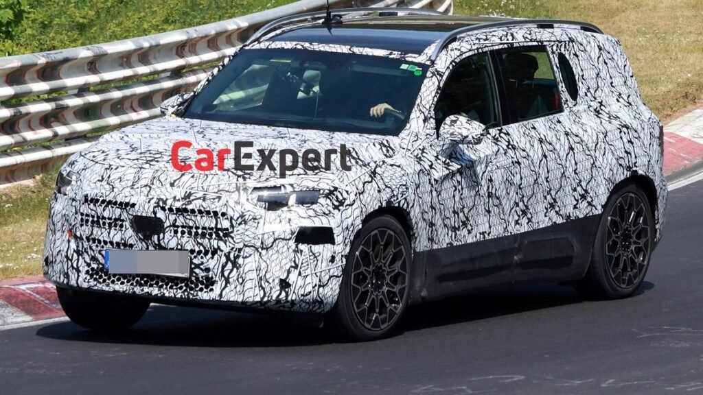 2026 Mercedes-Benz GLB spied doing hot laps