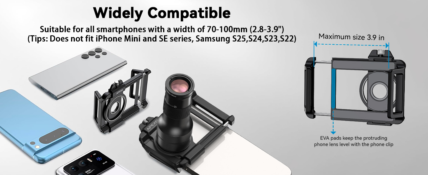 Evil eye 2 in 1 Phone Camera Lens Kit, 6X Telephoto Lens & 150mm Macro Lens with Universal Lens Clip, Phone Lens Attachment for iPhone and Andriod 16 Evil eye 2 in 1 Phone Camera Lens Kit, 6X Telephoto Lens & 150mm Macro Lens with Universal Lens Clip, Phone Lens Attachment for iPhone and Andriod-