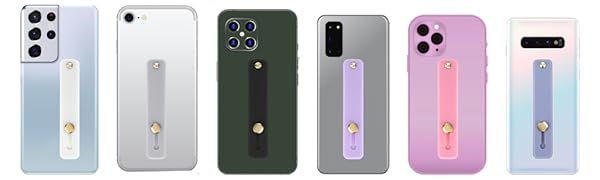 2Pcs Phone Loop Finger Holder, Silicone Phone Grip Phone Finger Strap Stand Universal Portable Finger Kickstand for Most Smartphones (2pcs-Grey/White) 13 2Pcs Phone Loop Finger Holder, Silicone Phone Grip Phone Finger Strap Stand Universal Portable Finger Kickstand for Most Smartphones (2pcs-Grey/White)-