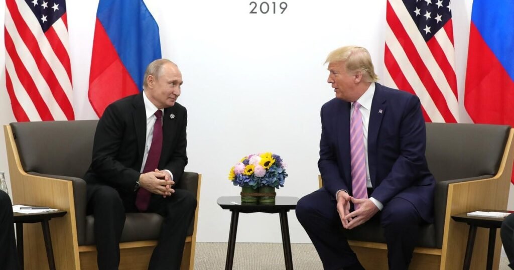 Trump and Putin speaking today on “stopping the ‘bloodbath'” in Ukraine, Trump says