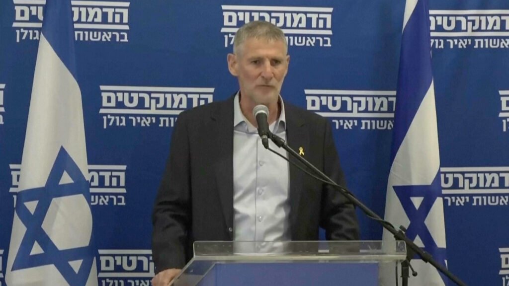 Israeli opposition leader criticises killing ‘children as a hobby’ | Israel-Palestine conflict