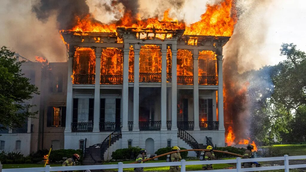 Fire burns Louisiana’s historic Nottoway Plantation to the ground