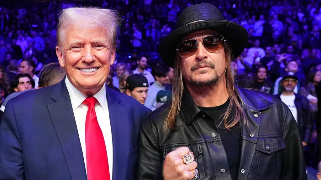 Kid Rock calls Trump the dragon slayer of wokeness and DEI at Rock N Rodeo event