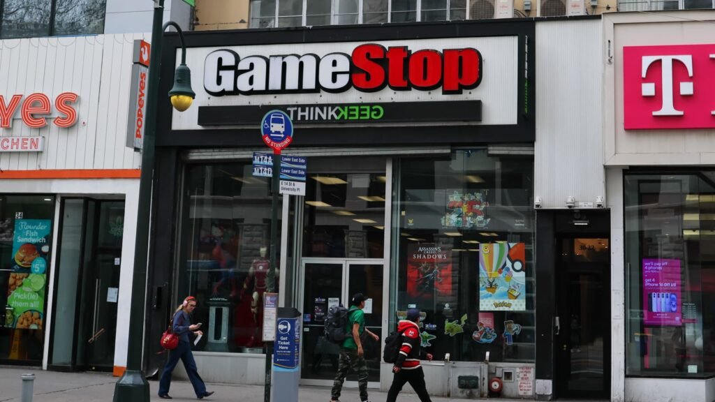 GameStop Dips as Convertible Bond Move Signals Bold Bitcoin Bet