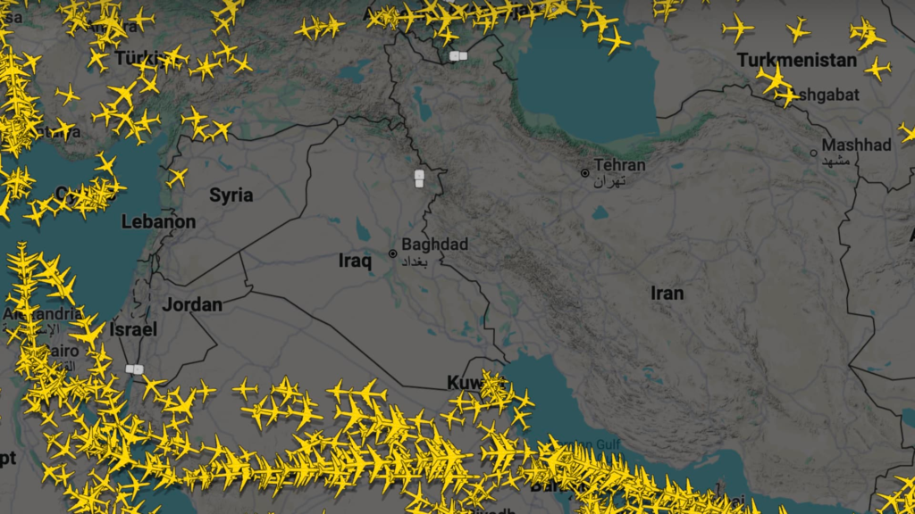 Airlines Reroute and Ground Flights Following Israel-Iran Conflict Escalation
