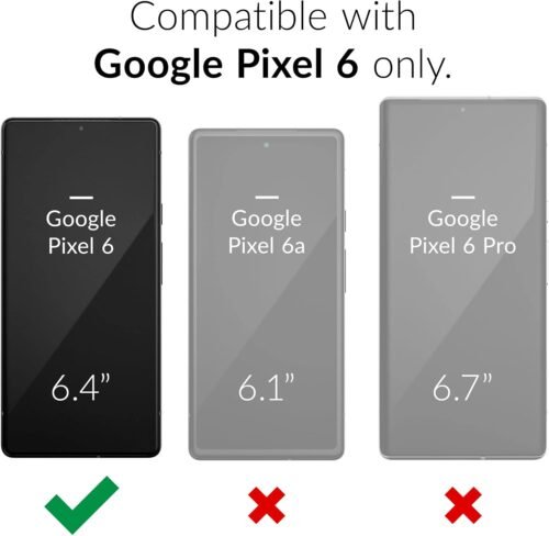 Crave's Dynamic Duo: Shockproof Red Case for Google Pixel 6 - 이미지 2