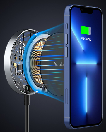 "Yootech Dual Wireless Charger: 10W Power Hub for iPhone 16 Series & Galaxy S22 – No Adapter Needed!" 14 Image 8