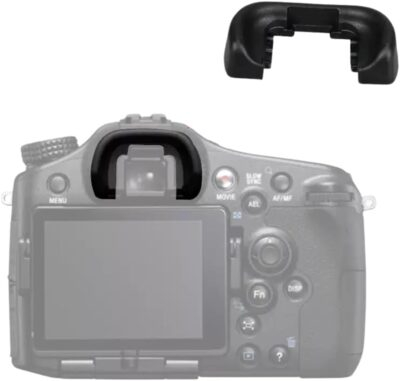 "Ultimate Comfort: Rubber-Coated Eyecup for Sony Alpha Series Cameras – Replaces FDA-EP12"