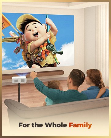 EAZZE D1 Smart Projector with WiFi and Bluetooth, Netflix-Officially-Licensed, Auto Focus & Keystone, DoIby Audio, Zoom, Native 1080P Movie, Portable Outdoor Mini Projector, White 15 EAZZE D1 Smart Projector with WiFi and Bluetooth, Netflix-Officially-Licensed, Auto Focus & Keystone, DoIby Audio, Zoom, Native 1080P Movie, Portable Outdoor Mini Projector, White-