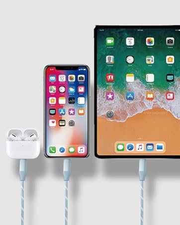 USB C to Lightning Cable 3 Pack 6FT Apple MFi Certified iPhone Fast Charger Fast Charging Type c to Lightning Cable for iPhone 14 13 12 11 Pro Max Xr Xs 8 and More 13 USB C to Lightning Cable 3 Pack 6FT Apple MFi Certified iPhone Fast Charger Fast Charging Type c to Lightning Cable for iPhone 14 13 12 11 Pro Max Xr Xs 8 and More-