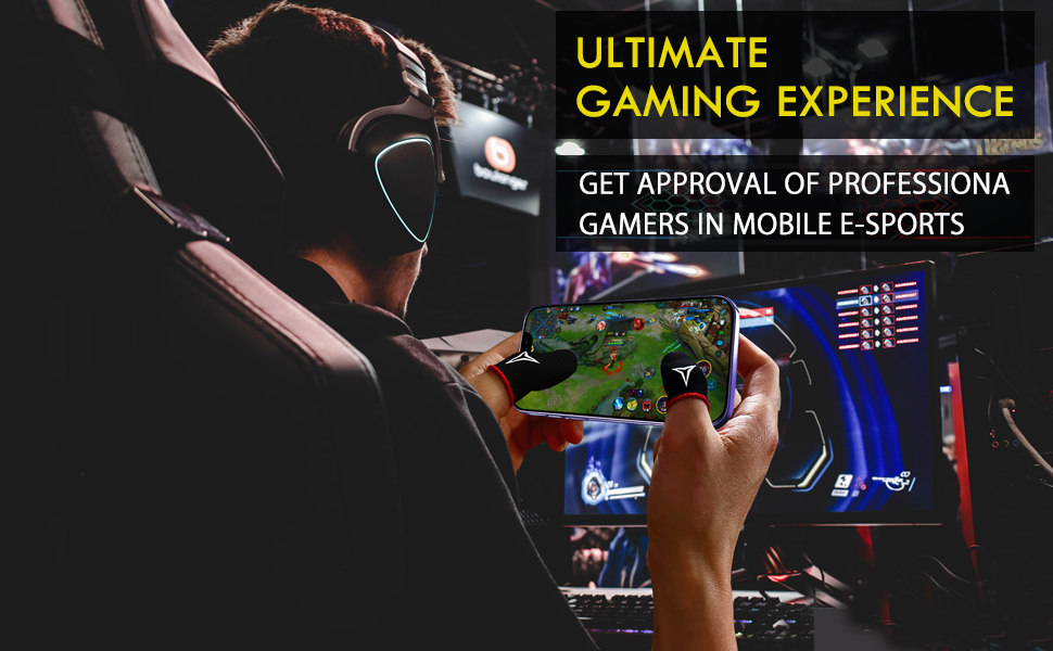 "Ultimate Gaming Comfort: Nuozme 6-Pack Touchscreen Finger Sleeves for Precision Play" 10 "Ultimate Gaming Comfort: Nuozme 6-Pack Touchscreen Finger Sleeves for Precision Play"-