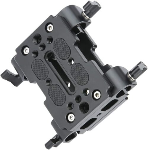 NICEYRIG Shoulder Support Camera Baseplate with 15mm Rod Clamp Railblock for Rod Support/DSLR Rig Cage - 이미지 6