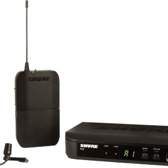 Unleash Your Voice: Shure BLX14/CVL Wireless Microphone System with 300 ft Range and 14-Hour Battery Life!