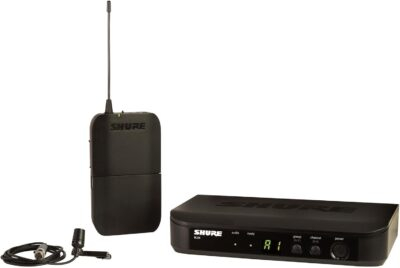 Unleash Your Voice: Shure BLX14/CVL Wireless Microphone System with 300 ft Range and 14-Hour Battery Life!