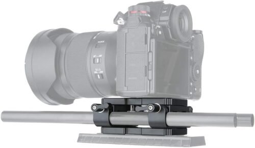 NICEYRIG Shoulder Support Camera Baseplate with 15mm Rod Clamp Railblock for Rod Support/DSLR Rig Cage - 이미지 7