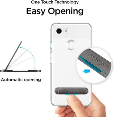 Spigen Universal Kickstand Vertical Horizontal Stand Adjustable Angle Compatible with iPhone 16/16 Plus/16 Pro/16 Pro Max, iPhone 15/14/13/12 Series, Samsung Galaxy S23/S22/S21 and More - Black - 이미지 8