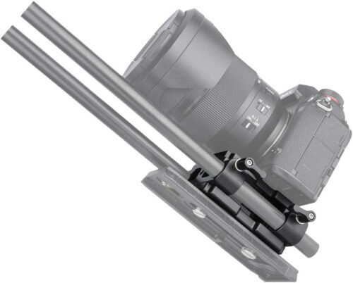 NICEYRIG Shoulder Support Camera Baseplate with 15mm Rod Clamp Railblock for Rod Support/DSLR Rig Cage - 이미지 4
