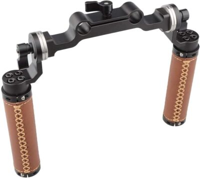 "Elevate Your Filmmaking: CAMVATE Premium Leather Handgrips for 15mm Rod Rigs" - 이미지 4