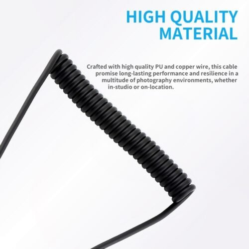 “Nikon Connection: Spring Coiled 3.5mm Remote Shutter Release & Flash Trigger Cable” - 이미지 4