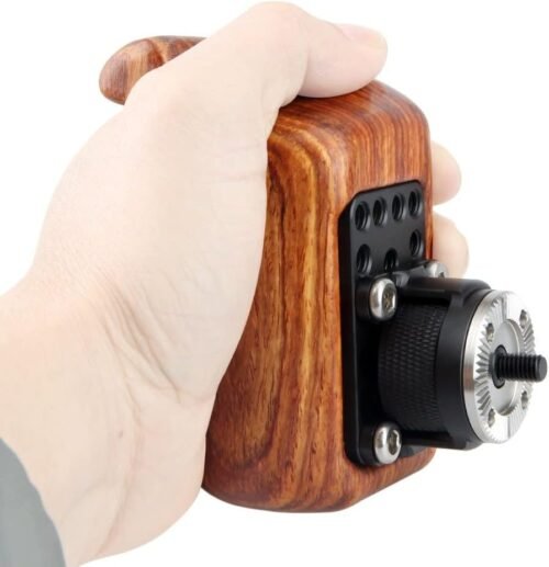 "Enhance Your Filmmaking: NICEYRIG Left-Sided Wooden Handle Grip for Nikon, Sony, and Canon Cameras" - 이미지 6