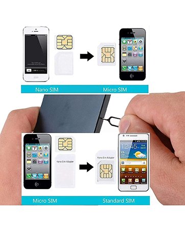 "Ultimate 10-Pack Nano & Micro SIM Adapter Set with Eject Pin Tool" 11 "Ultimate 10-Pack Nano & Micro SIM Adapter Set with Eject Pin Tool"-