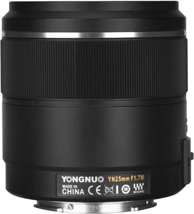 Explore Creativity: Yongnuo YN 25mm F1.7M Auto Focus Prime Lens for Mirrorless Micro Four Thirds Systems
