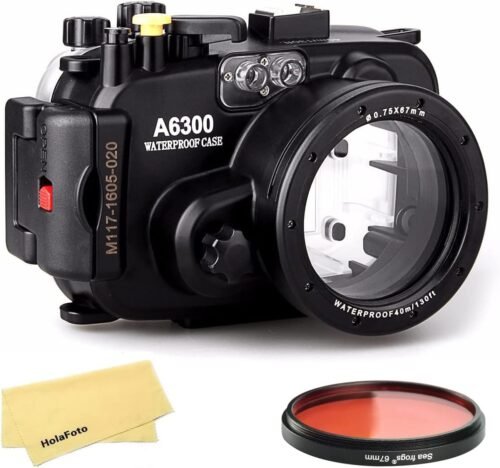 Dive Deeper: Meikon's 40m Waterproof Housing for Sony A6300 with Essential Lenses and Red Filter