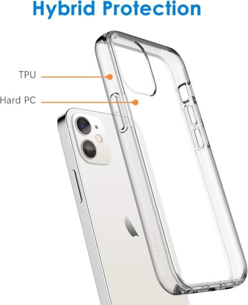 "Protective Perfection: JETech's Crystal-Clear Bumper Case for iPhone 12/12 Pro" - 이미지 3