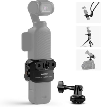 "Ultimate NEEWER Pocket 3 Cage: The All-in-One Aluminum Gimbal Rig for Effortless Video Mastery!"