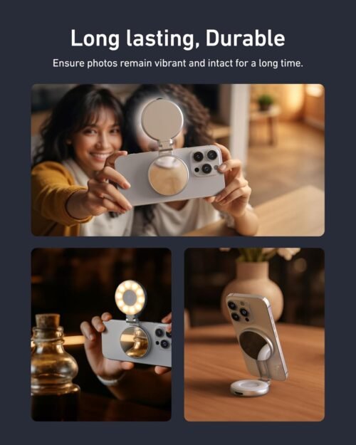 "Illuminate Your Selfies: The Telesin C03 Magnetic LED Light for Stunning Photos & Zoom Calls!" - 이미지 7