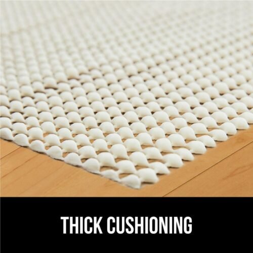 GORILLA GRIP Extra Strong Rug Pad Gripper, Grips Keep Area Rugs Safe and in Place, Thick, Slip and Skid Resistant Pads for Hard Floors Under Carpet Mat Cushion and Hardwood Floor Protection 2x3 FT - 이미지 7