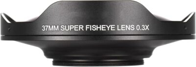 Elevate Your Shots: 37MM 0.3X HD Ultra Wide Angle Fisheye Lens with Hood for Camcorders - 이미지 3