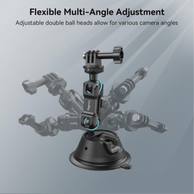 "Ultimate Adventure Mount: Double-Layer Suction Cup for GoPro, DJI, and Insta360 – 360° Flexibility for All Your Epic Moments!" - 이미지 5