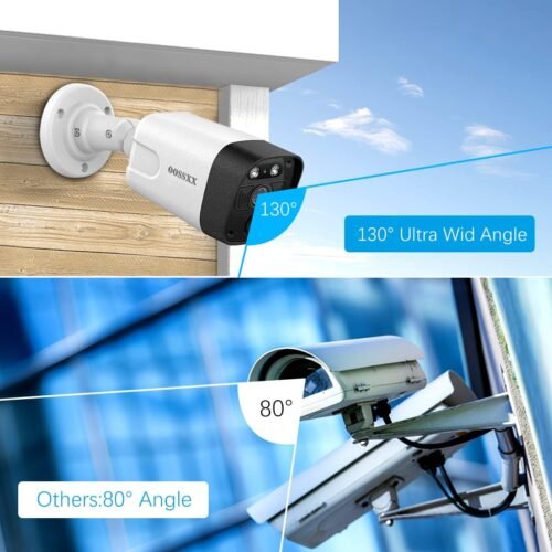 "OOSSXX 4K Ultra Wide-Angle Security Camera System: 2-Way Audio & PoE Powered for Ultimate Outdoor Surveillance" - 이미지 4