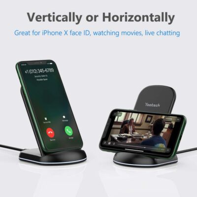 "Yootech Dual Wireless Charger: 10W Power Hub for iPhone 16 Series & Galaxy S22 – No Adapter Needed!" - 이미지 4