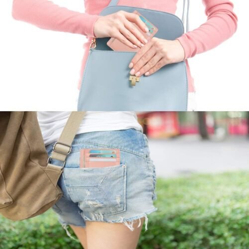 Chic RFID-Blocking Leather Wallet: Your Stylish Minimalist Companion for Women - 이미지 7