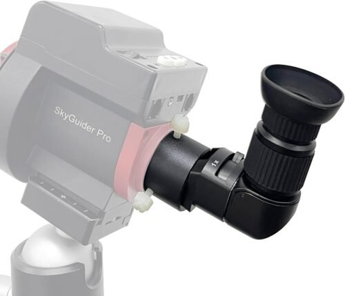 Right Angle Viewer for Polar Scope with Metal Adapter: Crystal-Clear and Easy Polar Alignment | Built in Diopter(1x-2x Zoom) - 90 Degree Viewfinder for Finder Scope Camera & Telescopes/No More Crouch - 이미지 2