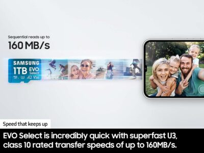 SAMSUNG EVO Select microSDMemory Card + Adapter, 256GB microSDXC, Up-to 160 MB/s, 4K UHD, UHS-I, C10, U3, V30, A2, for Mobile Phone, Smartphones, Nintendo-Switch, and Tablets (MB-ME256SA/AM) - 이미지 4