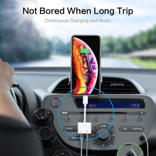 "Ultimate 2-in-1 Lightning to 3.5mm Adapter: Charge and Listen Simultaneously with MFi Certification for iPhone 14/13/12/11/XS/XR!" - 이미지 6