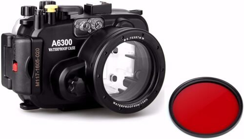 Dive Deeper: Meikon's 40m Waterproof Housing for Sony A6300 with Essential Lenses and Red Filter - 이미지 9